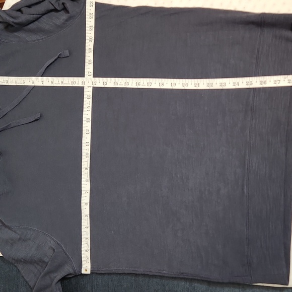 NWOT, Faherty Sunwashed Organic Cotton Hoodie In Graphite Sz L - Picture 9 of 11